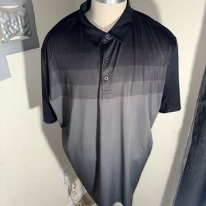 Callaway Men's 2XL Black and Gray Ombre Polo(124)
